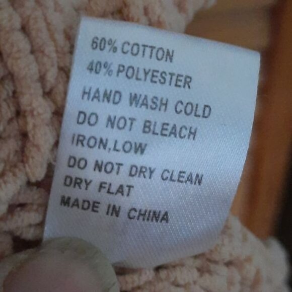 Poll Cowl Neck Cable Knit Oversized Sweater - Picture 4 of 6